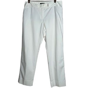 White House Black Market White Capris